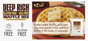 No Gluten, No Eggs, No Artificial Colors Or Preservatives - Belgian Waffle