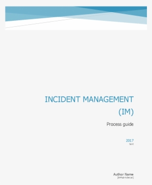 Incident Management U2013 Itil V3 Process Guide U2013 - Itil