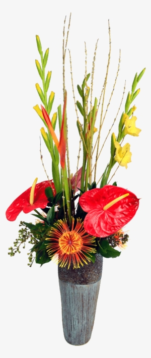 Tropical Flower Vase Png - Bouquet