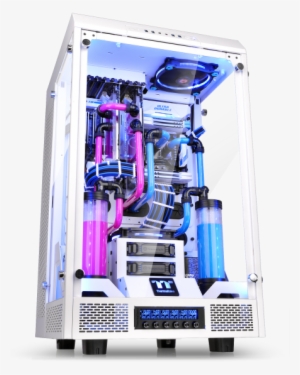 Image Result For Thermaltake Tower Computer Build, - Thermaltake Tower 900 Snow Edition