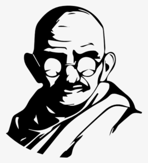 Pin By Hanelise Rauth On Book Cover - Gandhi Jayanti Black And White