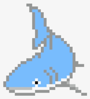 Great White Shark - Shark Pixel Art Minecraft