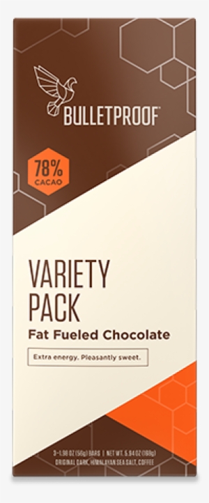 Chocolate Fuel Bars Variety - Bulletproof Chocolate Fuel Bars Variety Pack (3 Pack)