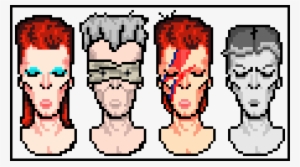 Four Of The Many Faces Of David Bowie - Pixel