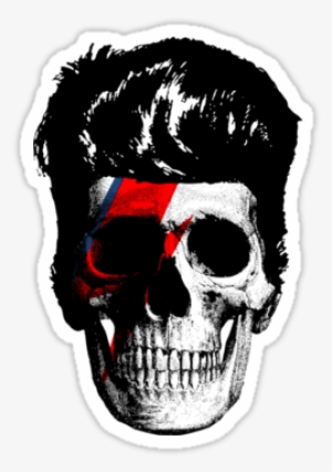 Bowie, David Bowie, And Skull Image - David Bowie Ziggy Stardust Skull