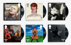 Uk 2017 David Bowie Album Stamps - David Bowie Postage Stamps