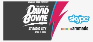David Bowie Tribute Show To Stream Live On April 1st - Microsoft Skype For Business Server - License And Software
