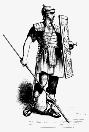 Soldier Roman Army Warrior Military - Roman Warrior Drawing