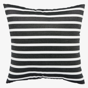 Veranda Pillow In Peat & Blanc De Blanc Design