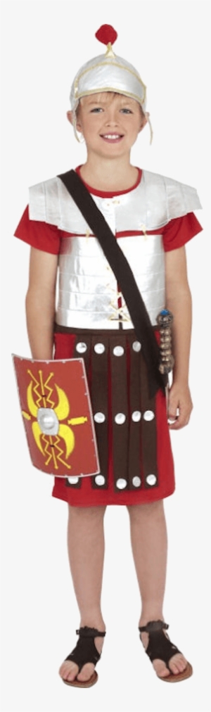 Roman Soldier Costume Girl