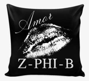Amor Z-phi White Pillow Cover - Stencils Prints On Pillow Cover