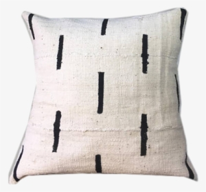 Amazing Dashed Line African Mudcloth Hand Stitched - Cushion