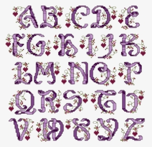Writing Lines For Handwriting Practice Clip Art Commercial - Girl Cross Stitch Alphabet