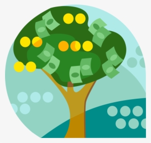 Vector Illustration Of Money Tree Conceptual Negation - Preterm Birth