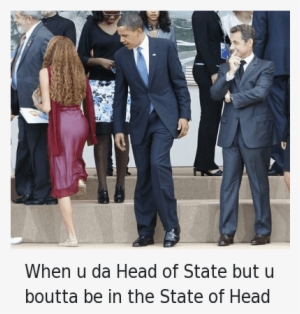 Dat Ass, Head, And Obama - Perfectly Timed Photos Obama
