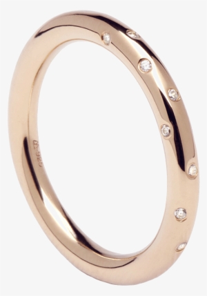 Satellite Rose Gold Ring - Silver Ring Transparent