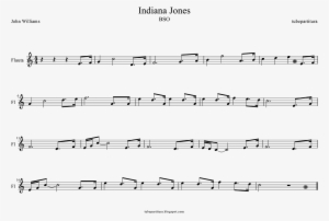 Indiana Jones Flute Music Score - Musica Indiana Jones Partitura
