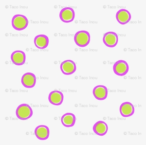 Watercolor Double Circle Heliotrope Green-yellow - Blue