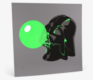 Darthpopstar Green Glow Print - Graphic Design