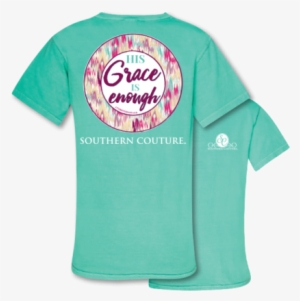 Southern Couture Grace Is Enough Comfort Colors T-shirt - Active Shirt