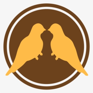 Yellow Bird 2 Brown Circle - Logo Marca Cocodrilo