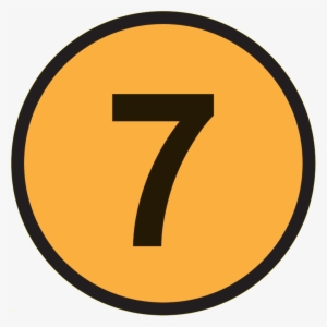 Vet 7 Circle - Number 7 In A Circle
