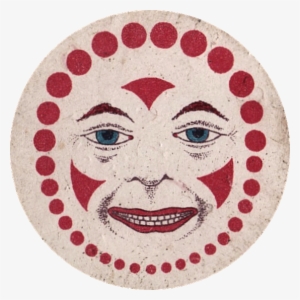 This Is An Interesting Graphic I Found This Inside - Vintage Clown Face