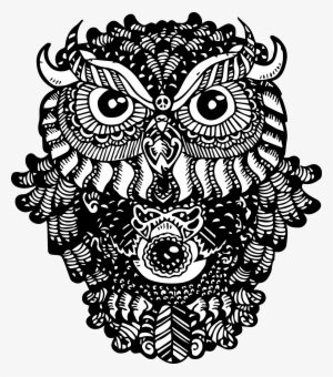 Owl Zentangle This Is My First Zentangle Style - Download