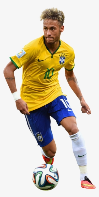 Soccer Player Vector Free Download - Neymar Brazil 2018 Png