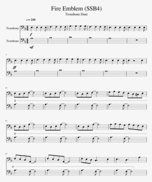 Fire Emblem Sheet Music 1 Of 3 Pages - Violin