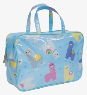 Picture Of Llamas Large Cosmetic Bag - Large Versatile Travel Cosmetic Bag