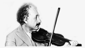 albert einstein playing the violin against a backdrop - albert einstein