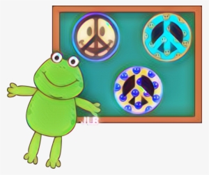 ☮frog/jlb - Frogspeaceworld - Cartoon
