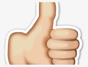 Hand Emoji Clipart Thumbs Up - Emoji De Una Mano