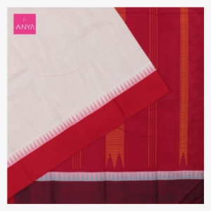 White With Red Border Cotton - Patchwork