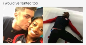 Literally Just 21 Hilarious Tweets About Simone Biles - Zac Efron Kissy Face