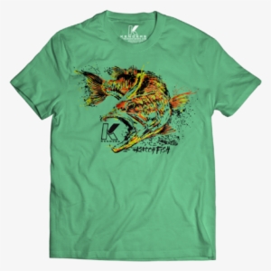 Largemouth Bass Species T-shirt Heather Green - If I'm Going To Hell. I'm Going In A Land Rover Funny