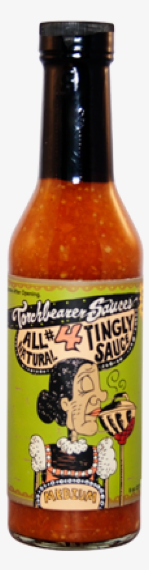Tingly Hot Sauce By Torchbearer Sauces - Guy On The Hot Sauce Bottles