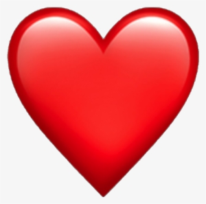 Ios Emoji✨ Emoji Iphone Ios Heart Hearts Spin Edit - Iphone Red Heart Emoji