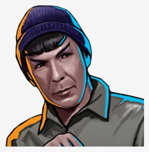 Commander Spock Head Laborer Spock Head - Portable Network Graphics