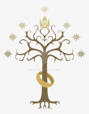 Lord Of The Rings Inspired Tree Png Logo - Lord Of The Rings Transparent