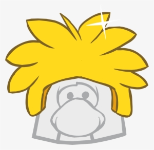Gold Puffle Cap Icon - Up Sweep Club Penguin