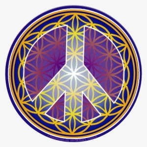 Flower Of Life Peace Symbol - Peace Flower Of Life
