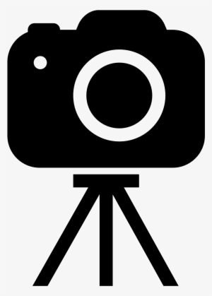 Camera On Tripod Filled Icon - Photography And Videography Icon