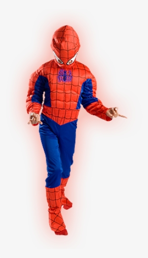 Spiderman Costume Includes - Spiderman Costume Boys Kids Light Muscle Xs 4 5 6 7