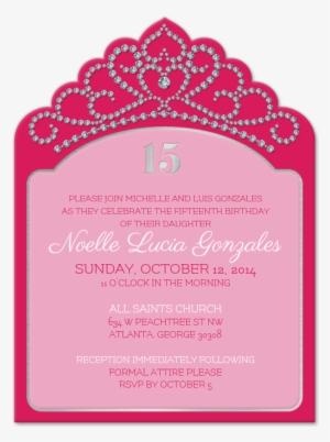 Dismiss - Quinceañera Invitation