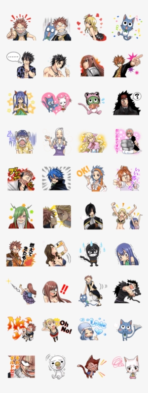 Fairy Tail Line Stickers