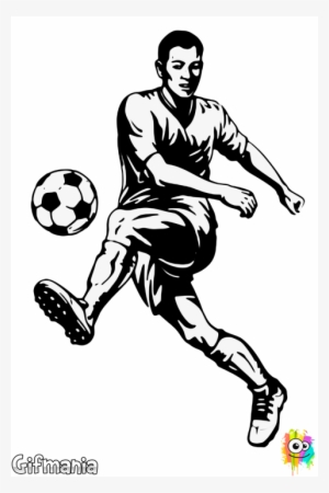 Soccer Player - Jugador De Futbol Dibujo