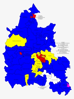 At County Level This Area Is Closely Fought Between - Oxfordshire County Council Unitary Authority