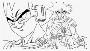 Goku And Vegeta By Sbddbz - Goku And Vegeta Drawing